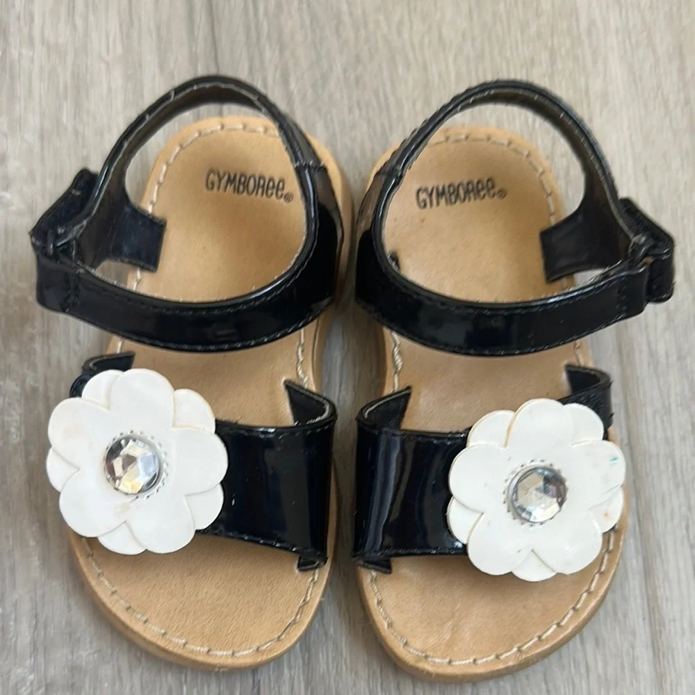 Gymboree Black and White Kids Moccasins
